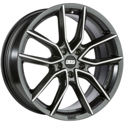 BBS 8,5x20/5x120 ET33 D82 XA Black + Diamond Cut