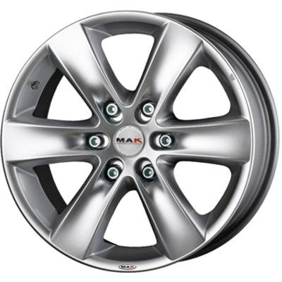 MAK 7x16/6x139,7 ET10 D107,6 Sierra Hyper Silver