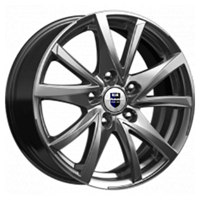K&K 5,5x13/4x98 ET10 D58,5 Игуана (КС566) Дарк платинум