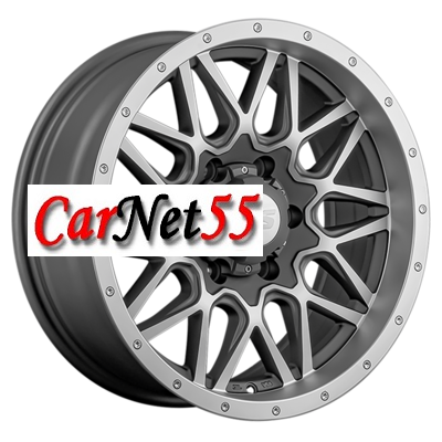 LS 8x17/6x139,7 ET10 D100,1 1341 MGMF (конус, Колпак+лого)