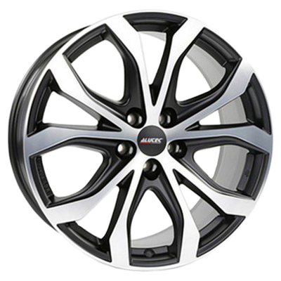 Alutec 8,5x19/5x112 ET55 D66,5 W10X Racing black front polished