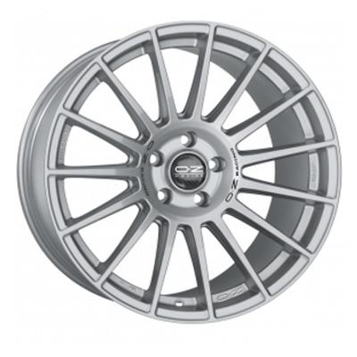 OZ 9,5x19/5x112 ET21 D66,46 Superturismo LM Matt Race Silver + Black Lettering