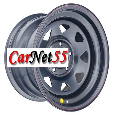 Off-Road Wheels 8x15/5x114,3 ET0 D84 Jeep черный (треуг. мелкий)