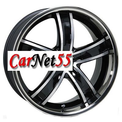 Antera 10x22/5x130 ET54 D71,6 381 Diamant black front and lip polished
