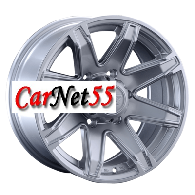LS 8x16/6x139,7 ET10 D110,5 763 Sil (конус, Колпак+лого)