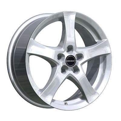 Borbet 7x17/5x114,3 ET53 D67,1 F Brilliant Silver